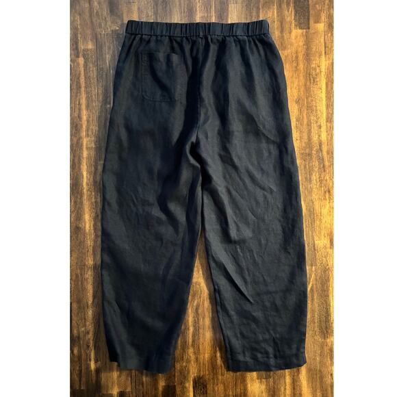 Quince Women’s Medium 20 x 26 Pants 100% European Linen Elastic Waist Pull On - Picture 2 of 9